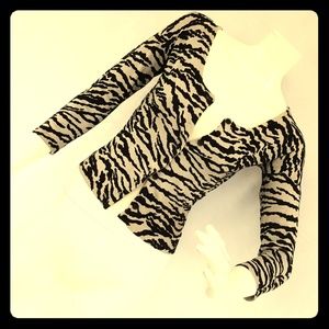 Tiger Print Bebe Cardigan
